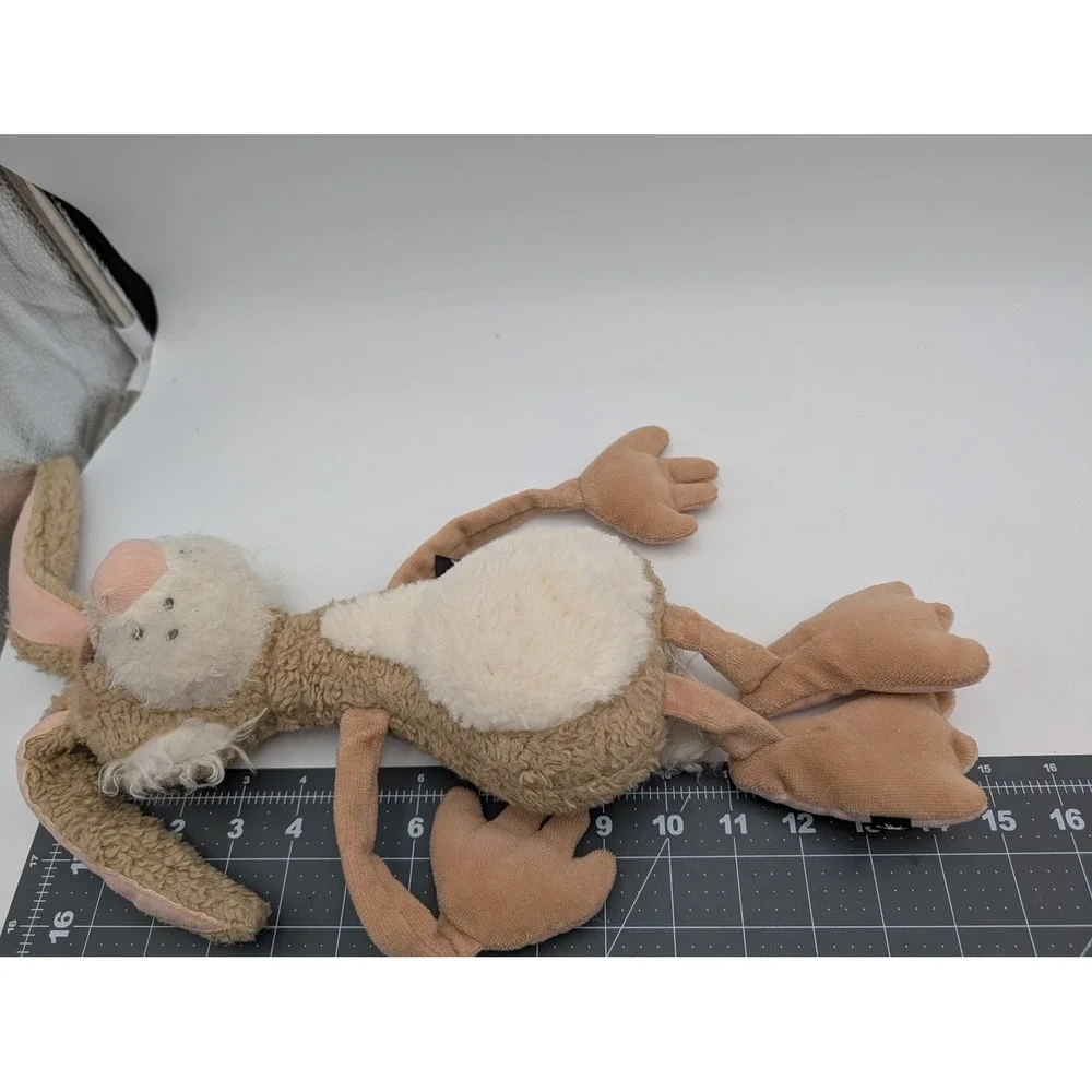 Sigikid Beasts Town Lazy Bunny Plush Tan Rabbit Long Ears 15 Inch Stuffed Animal